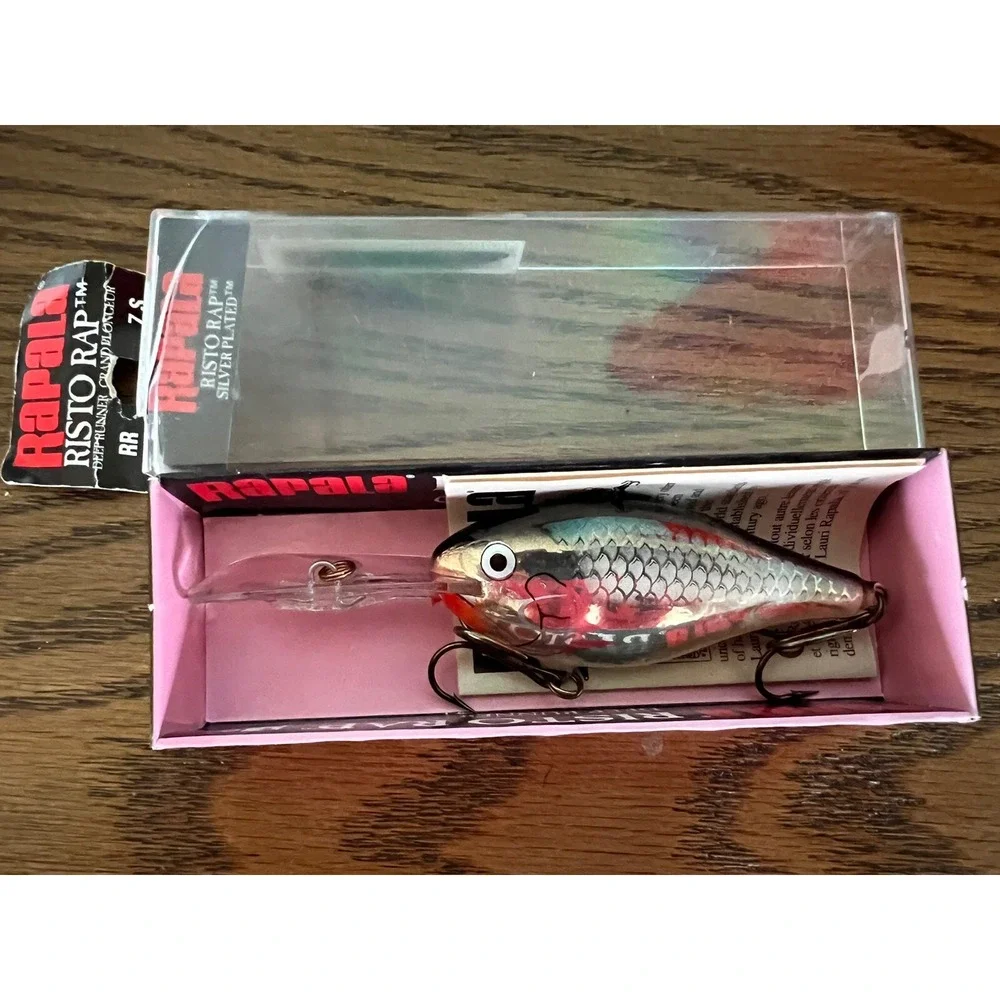 Rapala RR-7 S Silver / Black‎ Risto Rap Crankbait NIB